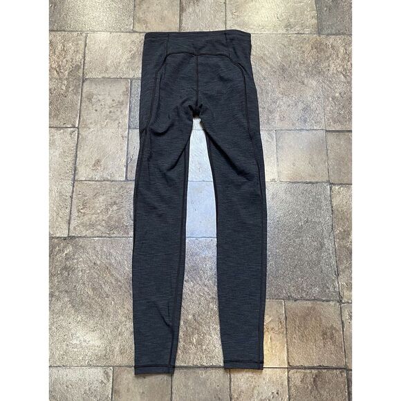 Lululemon Speed Up Tight 28" *Brushed Full-On Luxtreme | Heather Black Size 4 - Picture 7 of 11